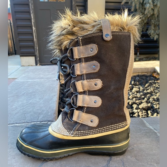 Sorel Joan of Arctic Waterproof Winter Boots | US 8 | EUC | Shale and Caramel - Picture 5 of 13